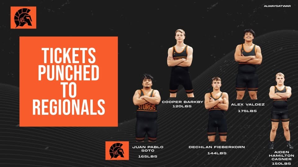 Sturgis has 5 wrestlers advance to Individual Regional